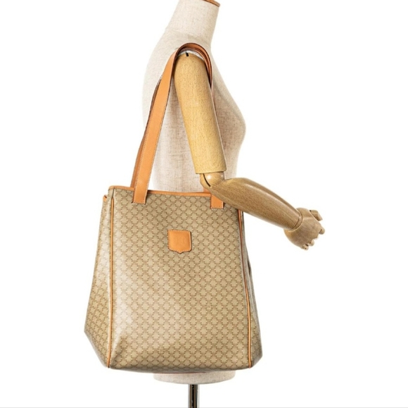 Celine Macadam Tan Tote Bag - Picture 1 of 15